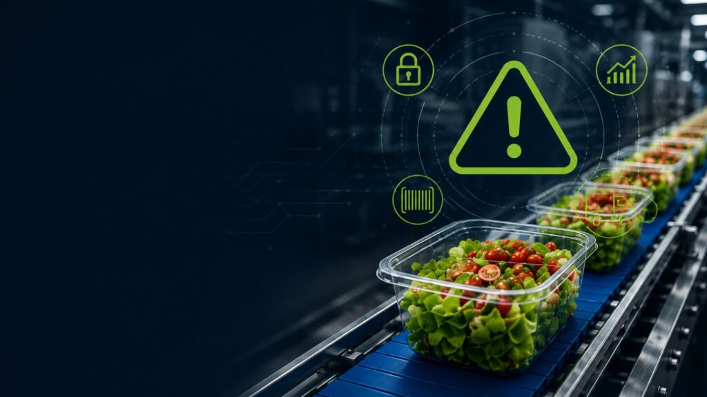 Dynamics NAV Food Manufacturing image showing ERP risk, traceability, and food safety concerns.